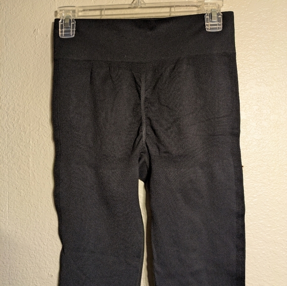 goqq Women's Black Leggings Large Size Pre-owned - Picture 6 of 7